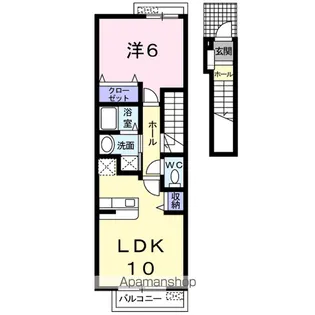 サニーヒルズ・オカベ【2階】の間取り